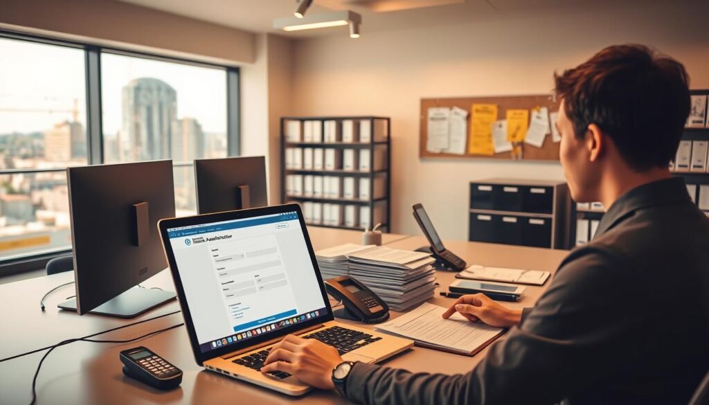online steiger aanvraagproces